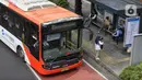Dengan penambahan rute baru, diharapkan masyarakat semakin mudah mengakses transportasi umum yang terintegrasi. (Liputan6.com/Angga Yuniar)