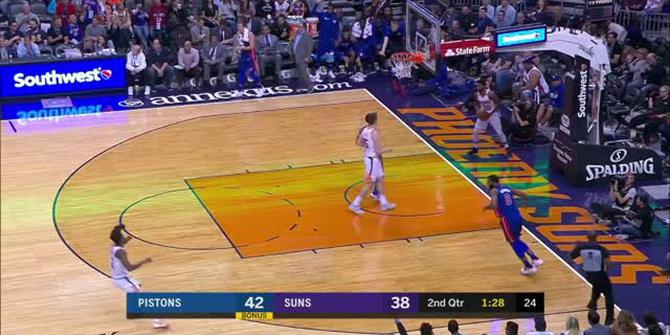 VIDEO : Cuplikan Pertandingan NBA, Pistons 115 vs Suns 88