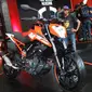 KTM Duke 250 meluncur di Jakarta Fair 2017. (Herdi Muhardi)