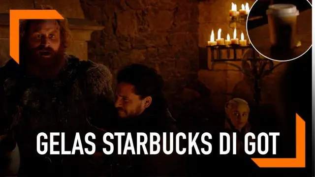 Sebuah benda yang sangat mirip dengan gelas Starbucks muncul di Game of Thrones Season 8 Episode 4. Hal ini jelas saja menjadi viral di media sosial.