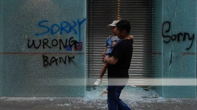 Demonstrasi Hong Kong (20/10).