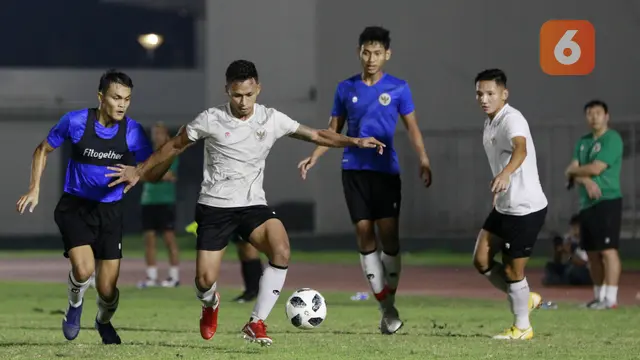 FOTO: Intip Latihan Pasukan Garuda Muda Asuhan Shin Tae-yong
