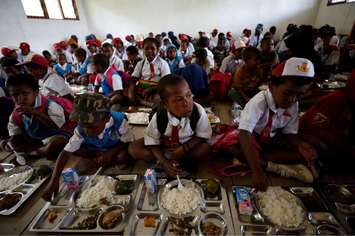 Makan Bergizi Gratis di Papua