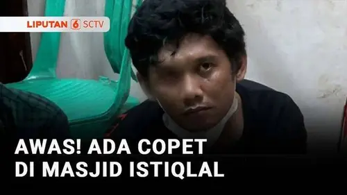 VIDEO: Nyamar Jadi Juru Parkir, 4 Pencopet Beraksi di Masjid Istiqlal