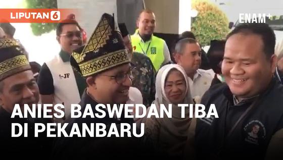 VIDEO: Usai Debat, Anies Baswedan Langsung ke Pekanbaru