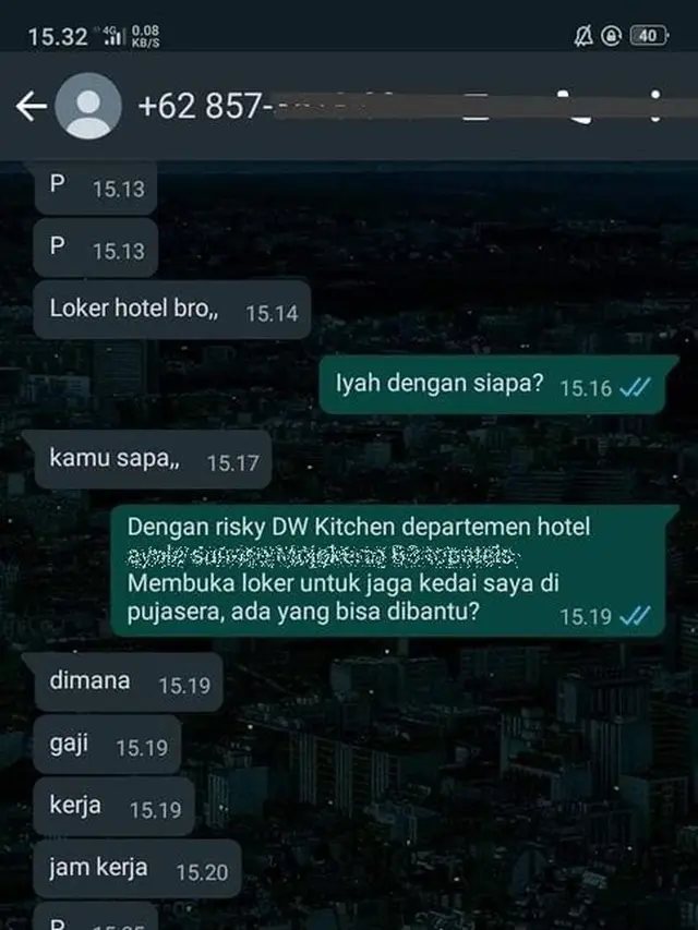 7 Chat Tanya Lowongan Kerja Ini Bikin Elus Dada