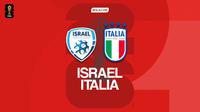 Ilustrasi prediksi Israel vs Italia di Kualifikasi Piala Dunia 2026. (Bola.com/Gregah Nurikhsani)