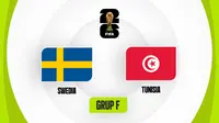 Cover prediksi Timnas Swedia versus Timnas Tunisia di Piala Dunia 2026. (Tim Multimedia Bola.com)