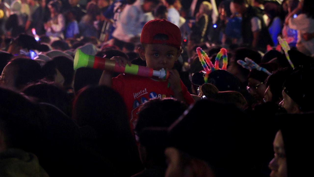 Malam Tahun Baru 2025 di Bundaran HI