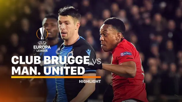 VIDEO: Highlights 32 Besar Liga Europa, Club Brugge Vs Manchester United 1-1