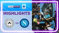 Berita video highlights Liga Italia (Serie A) 2022/2023, Udinese vs Napoli 1-1, di mana Victor Osimhen mencetak gol penentu scudetto, Jumat (5/5/2023) dini hari WIB.