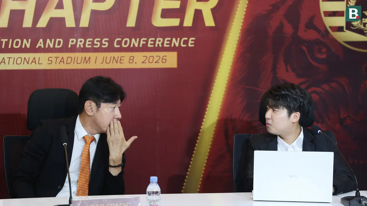 Foto: Persija Jakarta Perkenalkan Shin Tae-yong Sebagai Pelatih Baru Macan Kemayoran