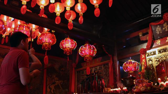 Sembahyang Imlek di Vihara Tertua di Kota Bogor