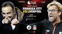 Prediksi Swansea City VS Liverpool. (Liputan6.com/Tri yasni)