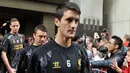 Luis Alberto didatangkan ke Anfield pada 2013 dari Sevilla. Bersama Liverpool, ia gagal beradaptasi dengan permainan Liga Inggris. Alberto pun lebih banyak dipinjamkan dan tercatat hanya tampil sebanyak sembilan pertandingan di liga. Pemain asal Spanyol tersebut akhirnya memilih hengkang pada 2016 ke Lazio. Keputusan tersebut menjadi titik balik kariernya. Sang pemain berhasil mempersembahkan satu gelar Coppa Italia dan dua trofi Supercoppa Italiana. (AFP/Paul Crock)