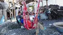 Warga beraktivitas di pemukiman di Muara Angke, Jakarta, Rabu (3/8).Angka kemiskinan menurun bila dibandingkan kondisi pada Maret 2015 sebanyak 3,93%. (Liputan6.com/Angga Yuniar)