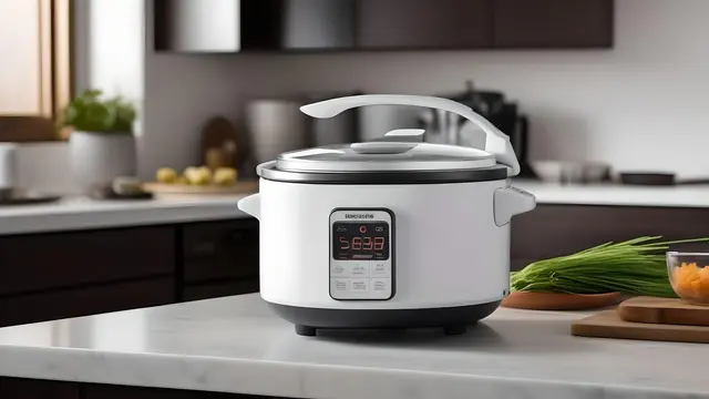 Ilustrasi rice cooker (Foto By AI)