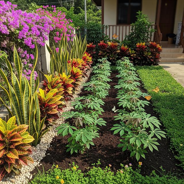 Desain Pekarangan Rumah untuk Menanam Singkong
