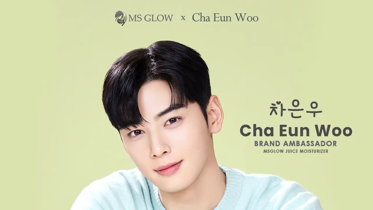 Cha Eun Woo Didapuk Jadi Brand Ambassador MS Glow, Ini Produk Skincare Favoritnya