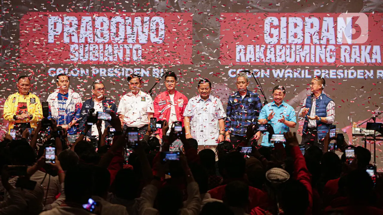 PSI Resmi Usung Prabowo Subianto dan Gibran Rakabuming Raka