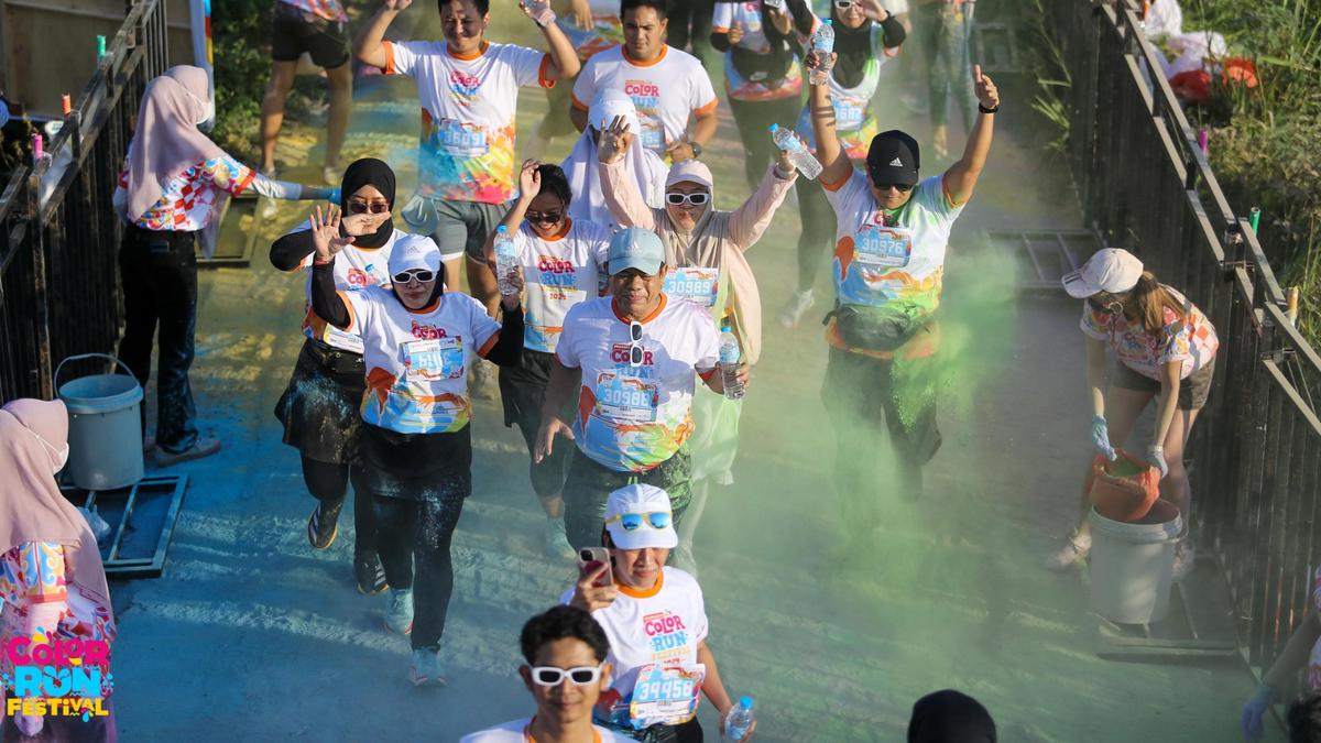 Prambanan Color Run Festival 2025 Berlangsung Meriah, Ajang Balap Lari
