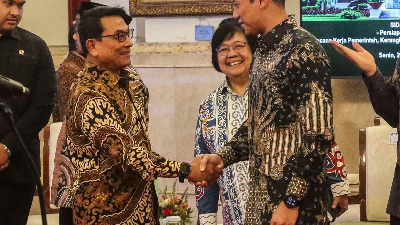 "Nggak. Salaman saja tadi," kata AHY.<br>