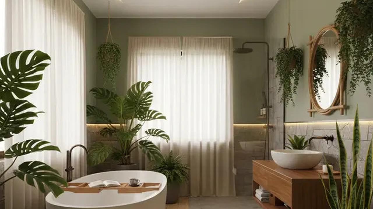 8 Inspirasi Kamar Mandi Konsep Alam 2025, Tren Desain Natural yang Bikin Rileks