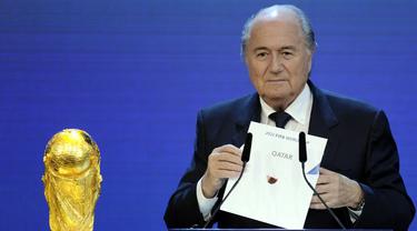 Sepp Blatter sesali penunjukan Qatar sebagai tuan rumah PD 2022