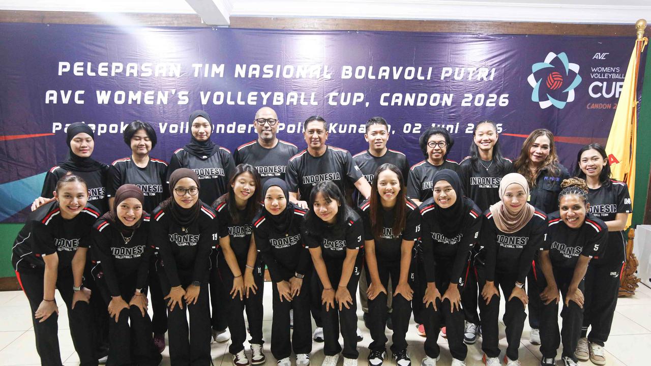 FOTO: Target Lima Besar Diusung Timnas Voli Putri Indonesia ke AVC Women's Volleyball Cup 2026