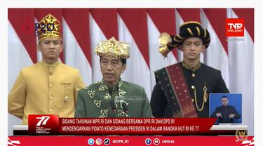 Jokowi di Sidang Tahunan MPR dan Nota Keuangan 1