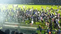 Tragedi kerusuhan superter di Stadion Kanjuruan Malang (Istimewa)