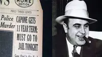 Sejarah mencatat tanggal 24 Oktober sebagai hari kejatuhan bagi gembong mafia di Chicago, Al Capone. Ia tak lagi bisa berkutik.