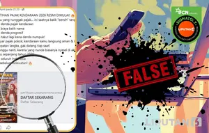 Hoaks Pemutihan Pajak Kendaraan Beredar di Medsos, Cek Faktanya Agar Tidak Tertipu