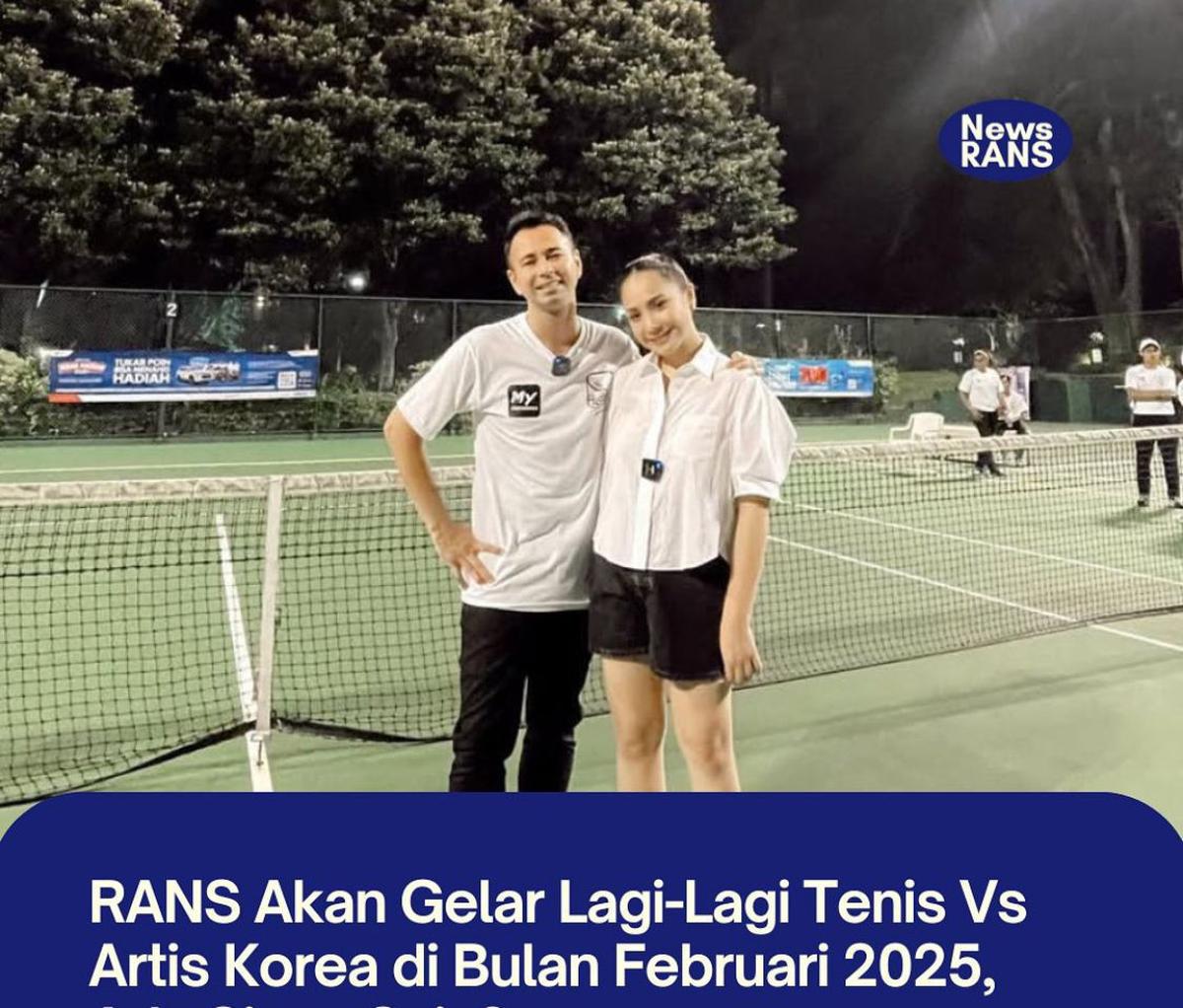 RANS Umumkan Lagi-Lagi Tenis Lawan Artis Korea Februari 2025, Siap-Siap Lihat Siwon Super Junior Bertanding?
