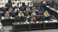 Rapat pembahasan Daftar Inventarisasi Masalah (DIM) RUU Pengaturan Reforma Agraria, Jumat (18/9/2026). (Liputan6.com/Ady)