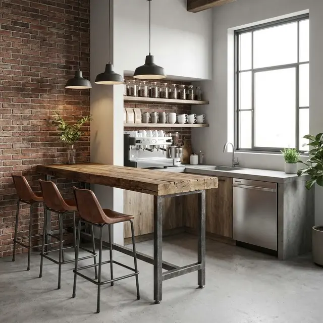 Model Dapur Cafe Minimalis