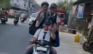 Viral Aksi Boceng 4 Pelajar SMP, Berujung Pembinaan
