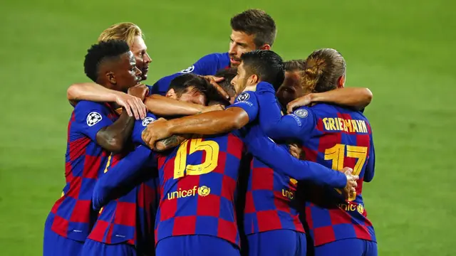Lionel Messi Cetak Gol, Barcelona Singkirkan Napoli dari Liga Champions