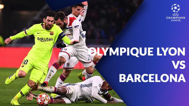 Berita video statistik Olympique Lyon vs Barcelona pada 16 besar Liga Champions 2018-2019 leg 1, Rabu (20/2/2019).