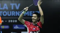 Yeremia Erich Yoche Yacob Rambitan berpasangan dengan Fajar Alfian saat juara turnamen Mola TV PBSI Home Tournament. (Istimewa)