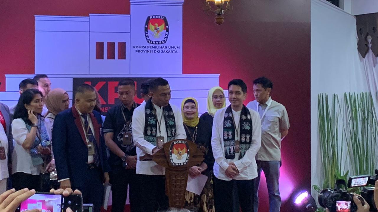 Calon Independen Dharma-Kun Daftar Pilkada Jakarta, Anggap Penyelenggara Bekerja Profesional