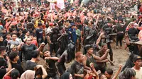 Ribuan Orang Ramaikan Ritual Adat Keboan Aliyan Banyuwangi