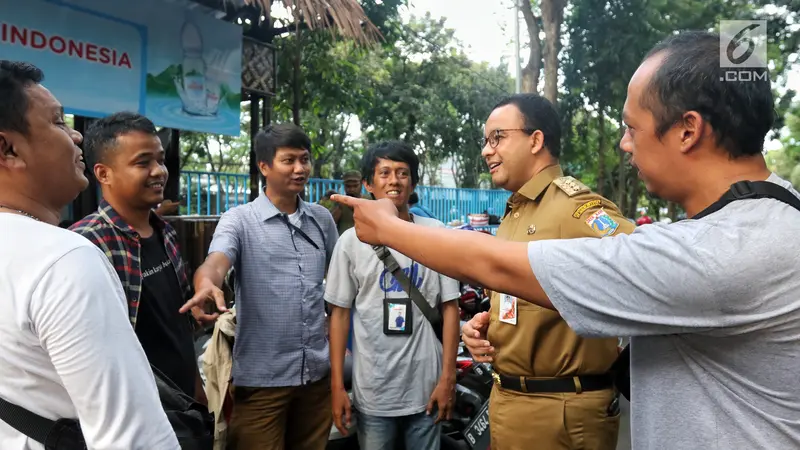 Anies Baswedan Tinjau Fasilitas Publik di HI