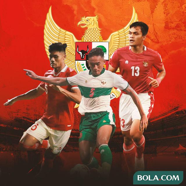 Timnas Indonesia - Ramadhan Sananta, Rizky Ridho, dan Rachmat Irianto