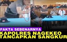 VIDEO: Fakta Lengkap Kapolres Nagekeo Tancapkan Sangkur saat Dialog Dengan Warga