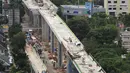 Pihak swasta akan dilibatkan pemerintah dalam pembangunan insfrastruktur, Jakarta, Rabu (16/11). Hal ini disebabkan besarnya porsi belanja infrastruktur yang terus naik setiap tahun. (Liputan6.com/Angga Yuniar)
