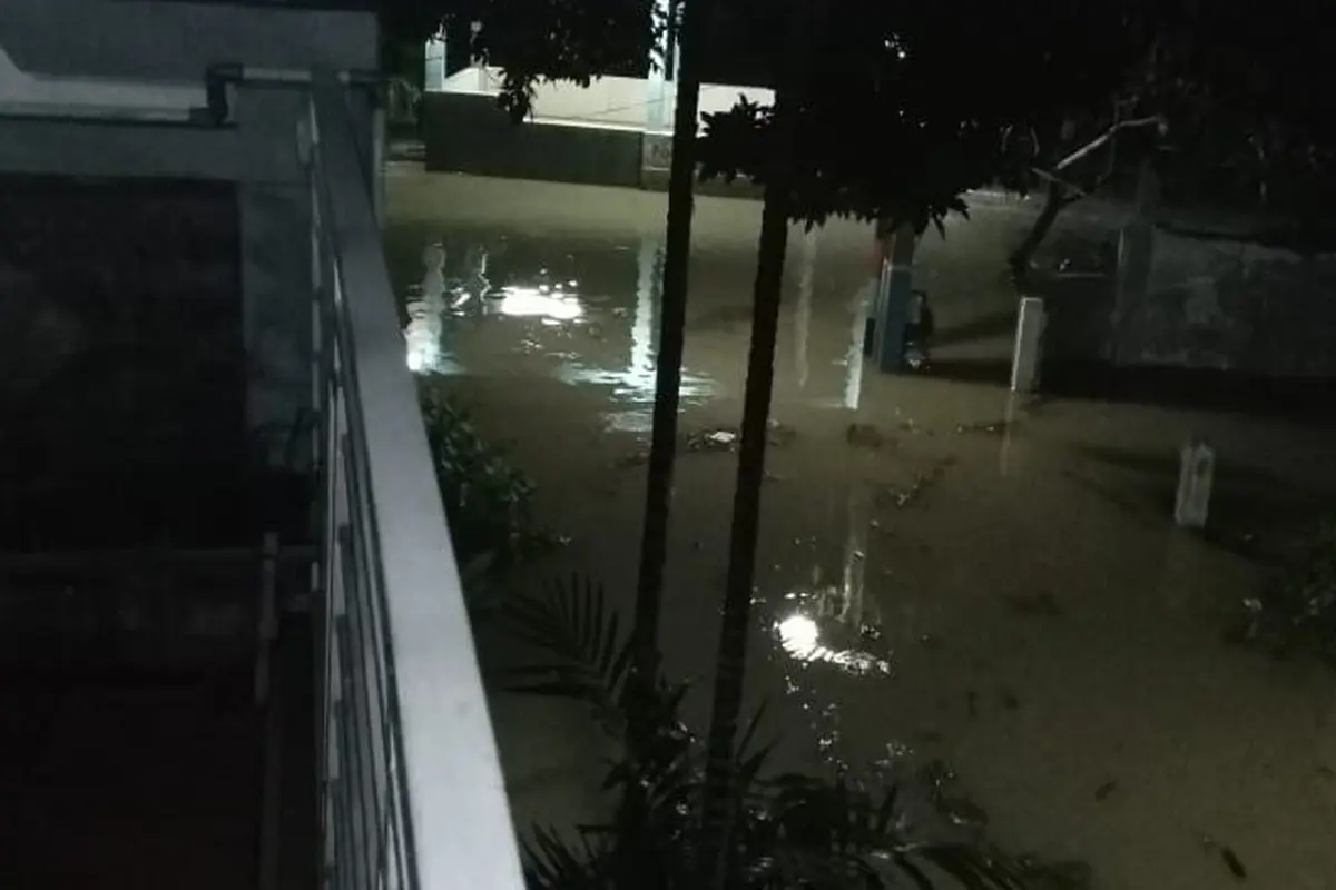 Banjir melanda Kota Palopo, Provinsi Sulawesi Selatan, Sabtu (30/10).