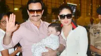 Saif Ali Khan, Kareena Kapoor dan bayi Taimur. (Indiatoday.in)