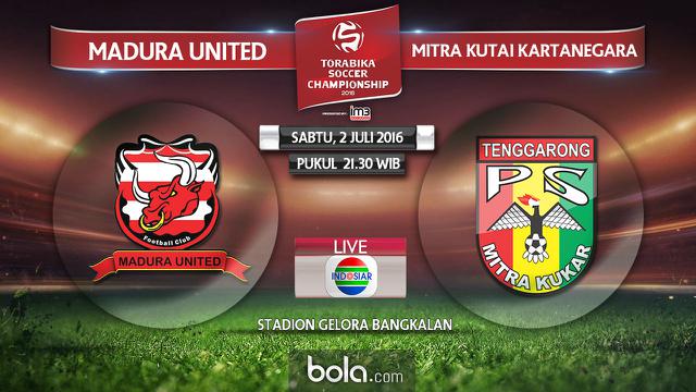 Madura United Vs Mitra Kukar (Bola.com/Adreanus Titus)