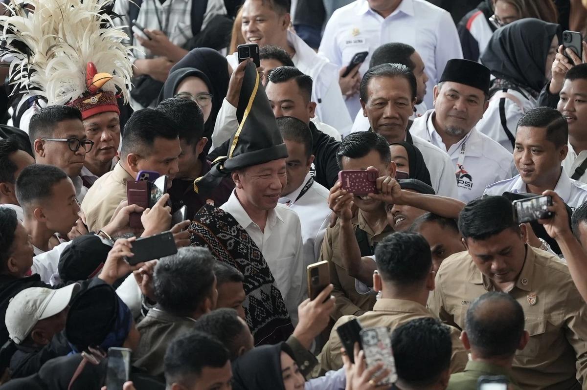 Jokowi Hadiri Rakernas PSI